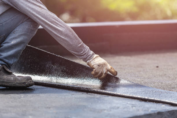 Professional Waterproofing technician working in Grand Marsh, WI